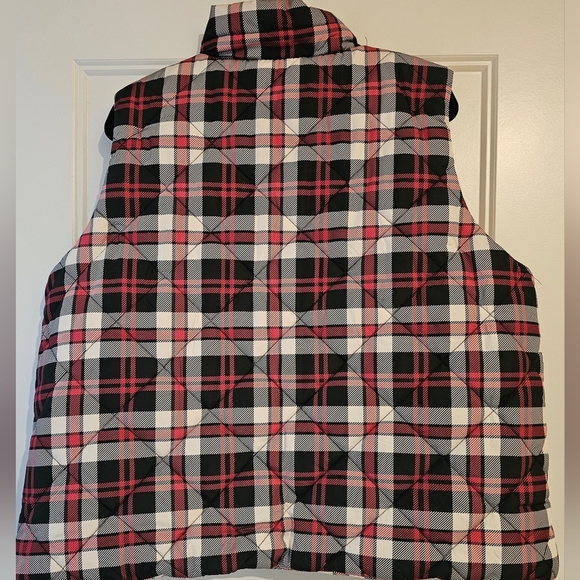 Vera Bradley Plaid Puffer Vest sz xl - Picture 5 of 6